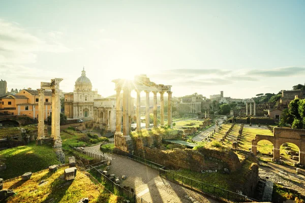 Rzymskie forum w Rzymie, Włochy — Zdjęcie stockowe
