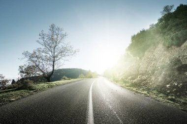 Yunanistan dağ yolu