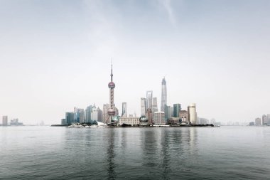sis günbatımı zamanı, Shanghai, Çin