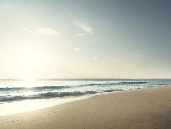 Tramonto sulla spiaggia delle Seychelles — Foto Stock