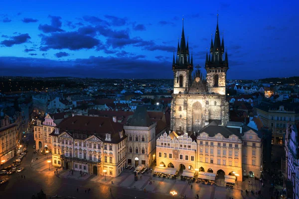 Plaza de la Ciudad Vieja en Praga, República Checa —  Fotos de Stock