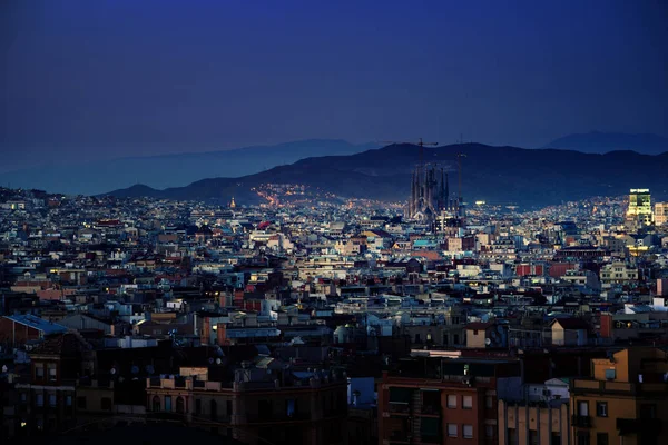 Barcelona al atardecer, España —  Fotos de Stock