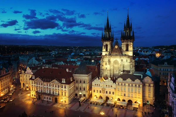 Plaza de la Ciudad Vieja en Praga, República Checa —  Fotos de Stock