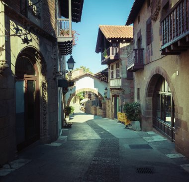 Poble espanyol Barcelona, İspanya