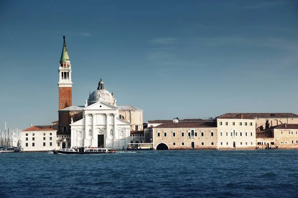 Canal Grande avec église San Giorgio Maggiore, Venise, Italie — Photo