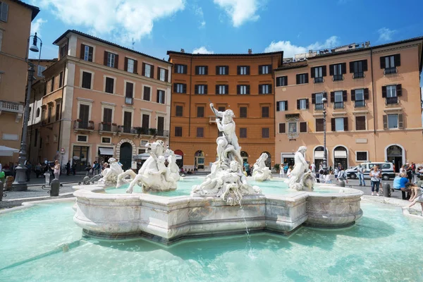 Piazza navona, Řím. Itálie — Stock fotografie
