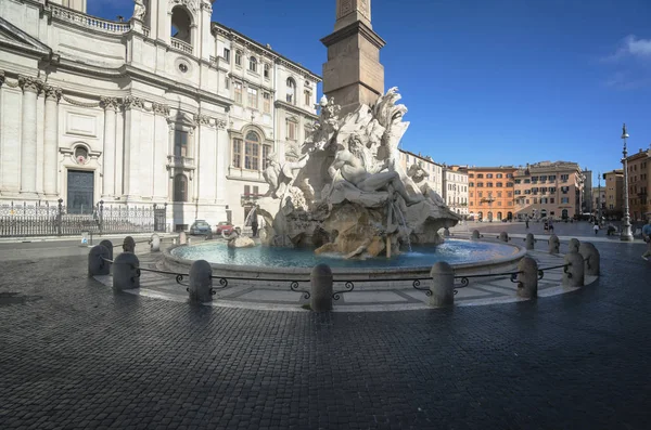 Piazza navona, Řím. Itálie — Stock fotografie