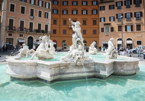 Piazza navona, Róma. Olaszország — Stock Fotó