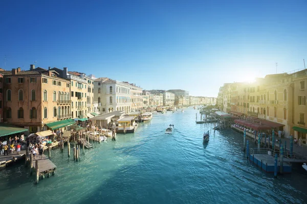 Gran canal en Venecia, Italia — Foto de Stock