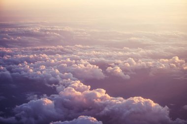 gün batımı ve bulutlar