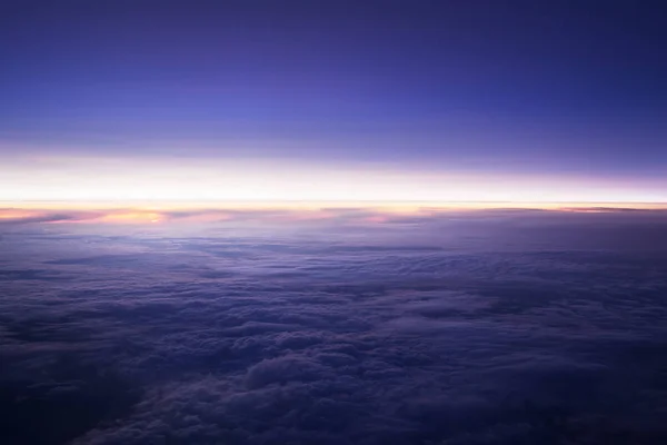 Ciel couchant avec nuages — Photo