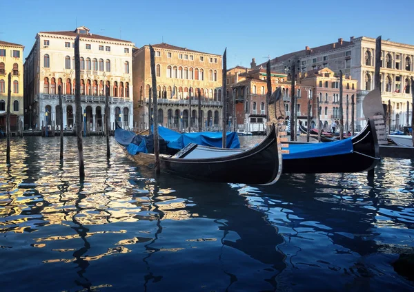 Grand Canal Venedik gün batımında, İtalya — Stok fotoğraf