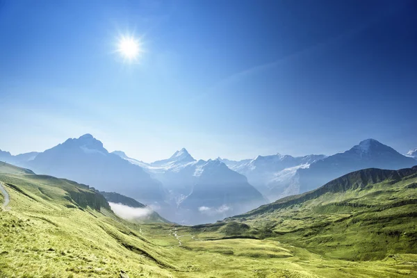 Mountain landscape, Grindelwald Primeiro, Suíça — Fotografia de Stock