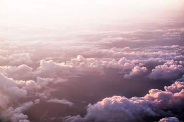 gün batımı ve bulutlar