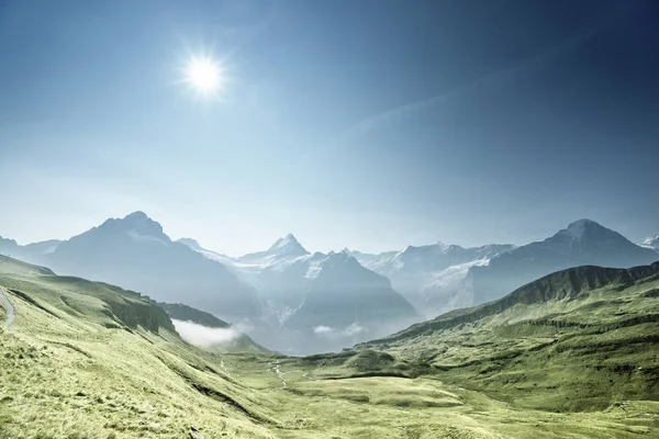 Peisaj montan, Grindelwald First, Elveția — Fotografie, imagine de stoc