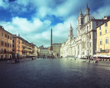 Piazza navona, Roma. İtalya