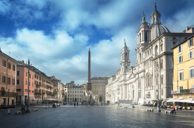 Piazza navona, Roma. İtalya