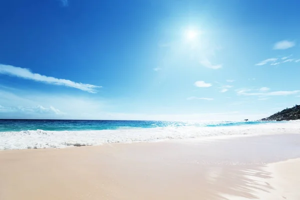 海滩的塞舌尔马埃岛 — 图库照片