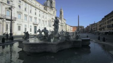 Piazza navona, Roma. İtalya