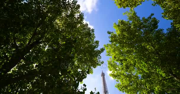 Ейфелева Вежа Париж Франція — стокове відео