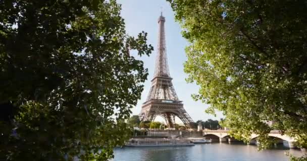 Torre Eiffel París Francia — Vídeos de Stock