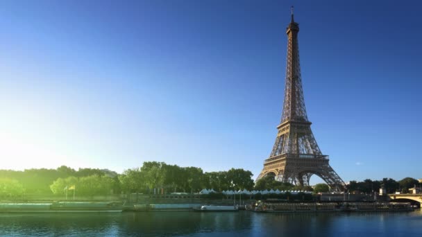 巴黎埃菲尔铁塔法国 — 图库视频影像