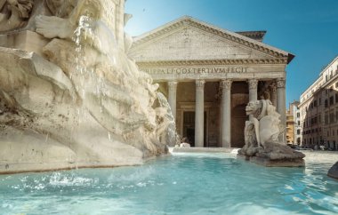 Pantheon çeşme, Roma, İtalya