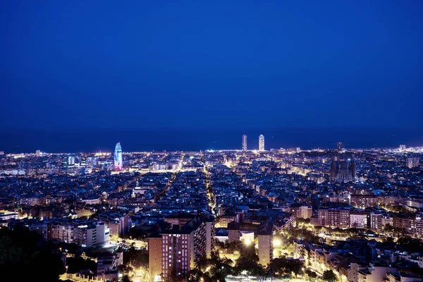 Barcelona skyline, Spain — Stock Photo, Image