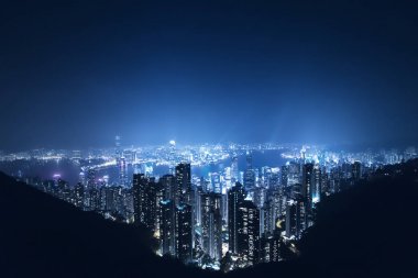 Victoria tepesinden Hong Kong.