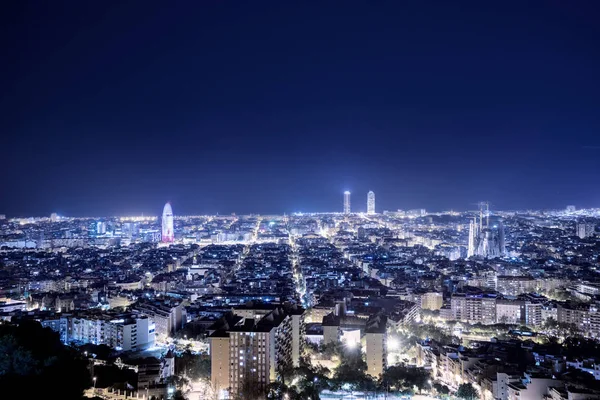 Panorama Barcelona, Španělsko — Stock fotografie