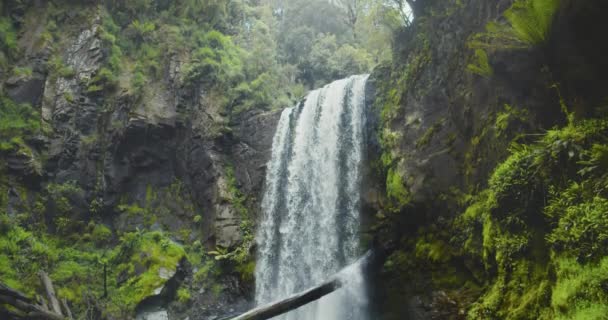 オートウェイ国立公園のホープトゥン滝,ビクトリア州,オーストラリア — ストック動画