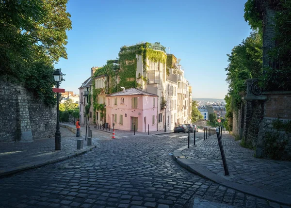 Trimestre Montmartre em Paris, França — Fotografia de Stock
