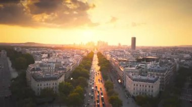 Paris manzarası Zafer Takı, Fransa