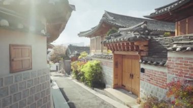 Güney Kore, Seul 'deki Bukchon Hanok Köyü