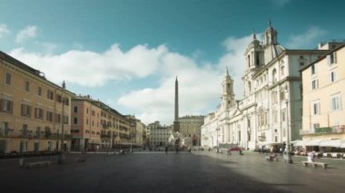 Roma 'daki Navona Meydanı. İtalya