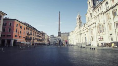 Roma 'daki Navona Meydanı. İtalya
