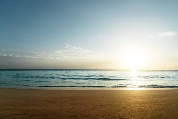 Zonsondergang Het Strand Van Seychellen Mahe Eiland — Stockfoto