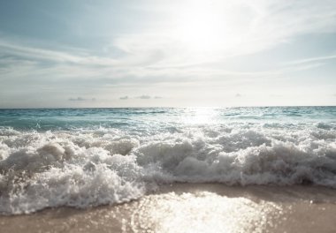 Seyşeller sahilinde gün batımı, Mahe Adası