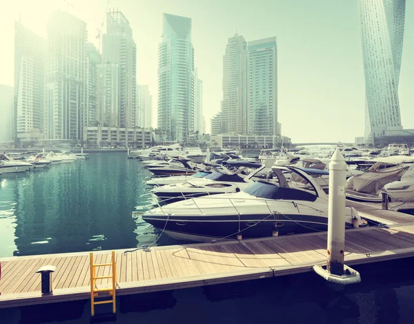 Dubai Jachthaven Verenigde Arabische Emiraten — Stockfoto