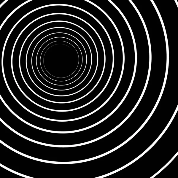 Líneas concéntricas. Espiral de fondo. Circular de Hipnosis Voluta — Vector de stock