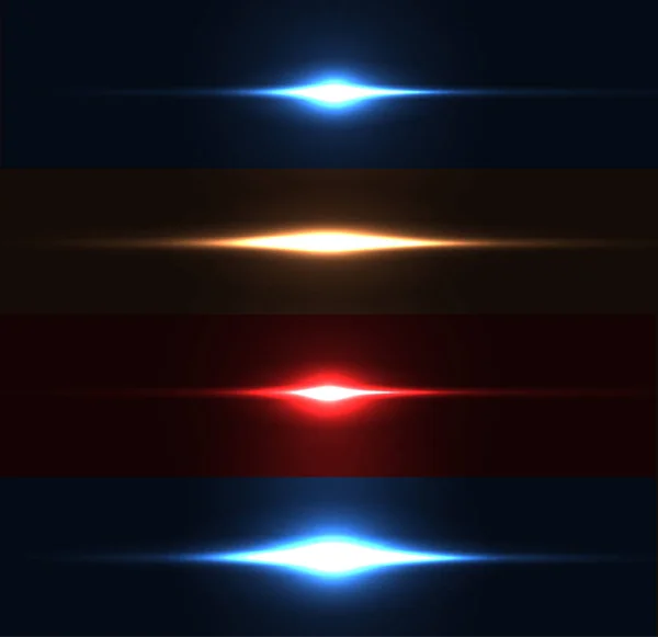 Gerçekçi ışık parlama parıltı, vurgu koymak. Güzel parlak mercek parlaması topluluğu. Işık efektleri Flash.