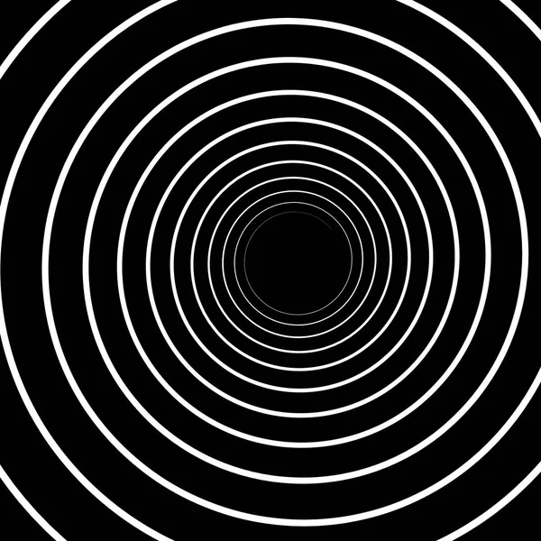 Líneas concéntricas. Espiral de fondo. Circular de Hipnosis Voluta — Vector de stock