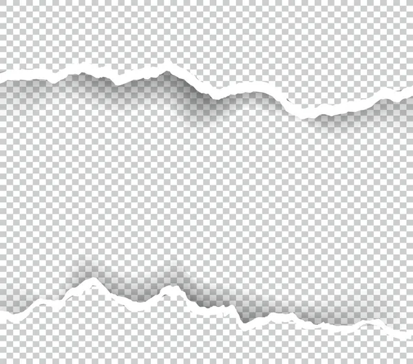 Kağıt saydam metin için yer ile sökük, sanat ve çizim vektör