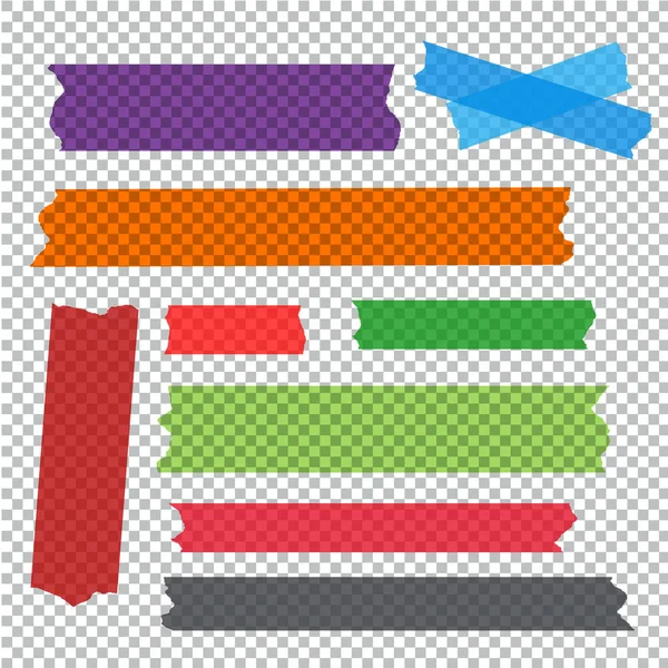 Yapışkan bant adet vektör koleksiyonu ayarla