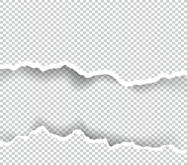 Kağıt saydam metin için yer ile sökük, sanat ve çizim vektör.