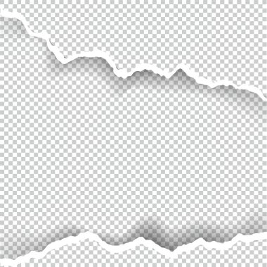 Kağıt saydam metin için yer ile sökük, sanat ve çizim vektör.