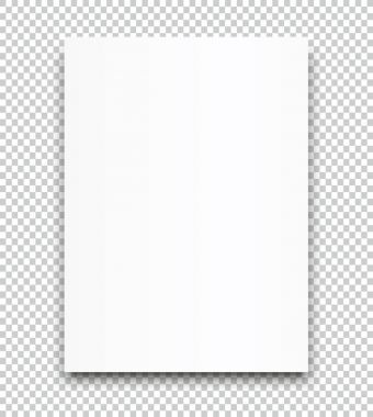 Vektör çerçeve poster boş kağıt mockup A4 büyüklük