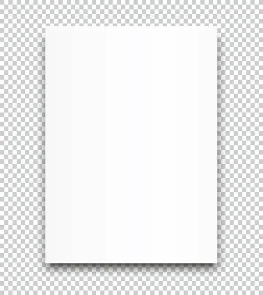 A4 format vector ram affisch blankt papper mockup — Stock vektor
