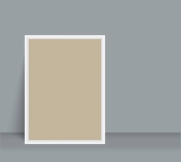 空白相框小册子样机封面模板 — 图库矢量图片