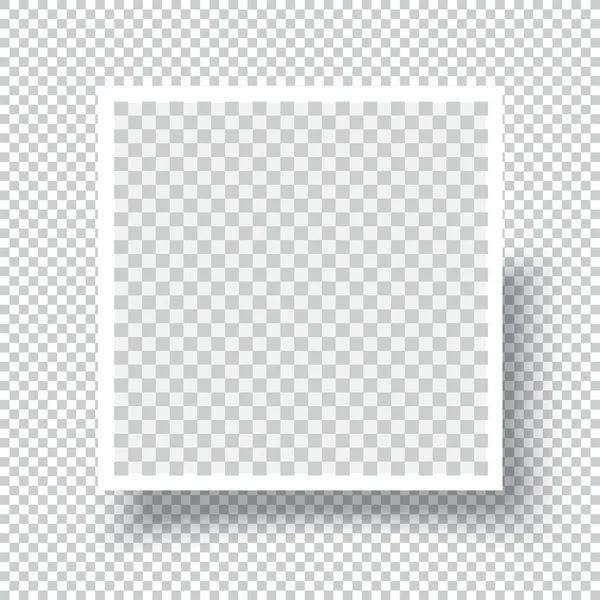 Squre blank Fotorahmen Broschüre Attrappe Cover-Vorlage — Stockvektor